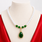 📢📢50% DE DESCUENTO!! ⏰Conjunto de Collar y Aretes con Corazón Brillante