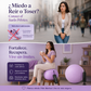 🔥 ¡50% DE DESCUENTO! 🏋️‍♀️✨ Pelota de Pilates Antiexplosión de 9” con Bomba Incluida Compacta, resistente y perfecta para entrenar en casa o llevar a cualquier lugar 💪👜 Ideal para tonificar, fortalecer y mejorar tu equilibrio.