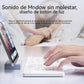 Teclado 2 plegables Mini teclado inalámbrico teclado Bluetooth doble plegable con panel táctil para teléfono Windows Android IOS iPad
