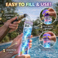 🌈 Pistola de agua LED arcoíris brillante | ¡Diversión veraniega que explota como por arte de magia! ✨