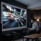 🔥Oferta especial 2026🔥Pantalla gigante portátil para cine al aire libre - Proyección 4K HD con soporte ajustable para fiestas al aire libre 🌟🌙