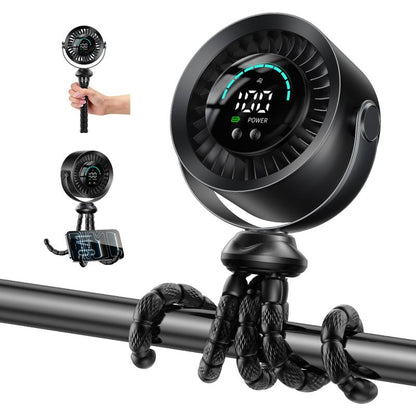 Mini ventilador de mano multifunción con forma de pulp