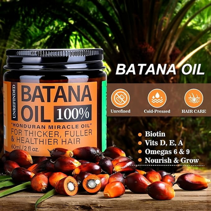 Aceite de Batana para el crecimiento del cabello, crudo. Mascarilla de Batana orgánica de Honduras.