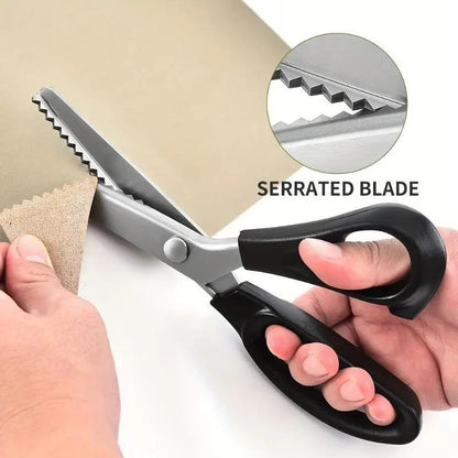 🔥 Tijeras de costura dentadas DIY: precisas y fáciles de usar.
