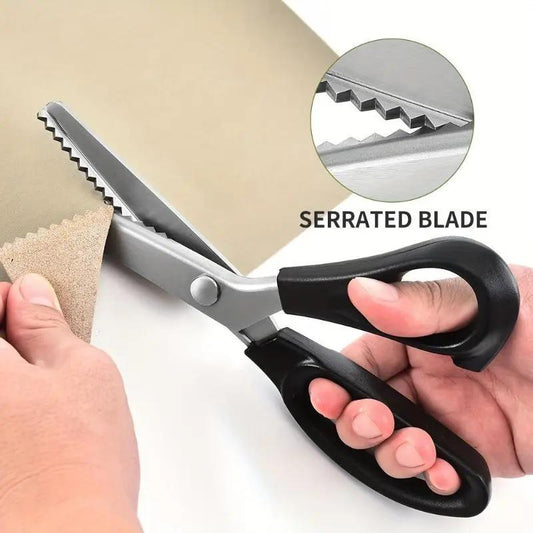 🔥 Tijeras de costura dentadas DIY: precisas y fáciles de usar.