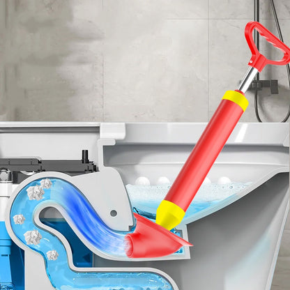 💎 Limpiador de tuberías de inodoro de alta presión para el hogar: ¡eliminación instantánea de obstrucciones, sin químicos, sin suciedad!