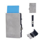 Cartera de piel con cierre magnético y bloqueo RFID Cartera de hombre con cierre magnétic