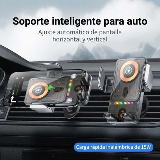 Nuevo soporte de carga rápida inalámbrica para coche (2026)