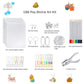 Juego de llaveros Shrinky Dinks DIY, actividades artísticas para niños y regalos de fiesta