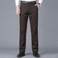 Pantalones casuales clásicos de alta elasticidad para hombre
