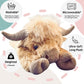 Nuevo juguete de regalo navideño 🐂🎁Lindo juguete de peluche de vaca de las Tierras Altas de dibujos animado