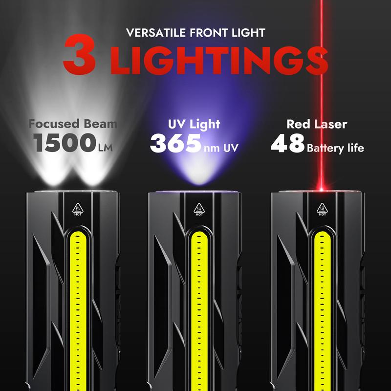 🔦 Linterna LED Magnética Multifunción de 1500 Lúmenes - imagen 2