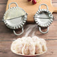🔥¡Da forma a dumplings al instante! Molde antiadherente de acero inoxidable y cortador de masa