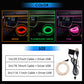 🌈 Tira de Luz Ambiental LED para Interior del Coche