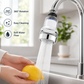 Filtro aireador de grifo giratorio de 360°, filtración de 6 capas, 3 modos de flujo de agua, diseño a prueba de salpicaduras, adecuado para lavar frutas y verduras en el fregadero de la cocina.