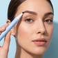 Lápiz de cejas mini 2 en 1 resistente al agua y gel de cejas con color: herramientas de maquillaje de cejas de larga duración para crear líneas naturales y realistas que imitan el vello.