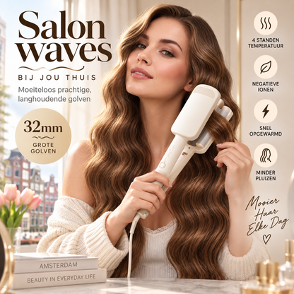 💇‍♀️ Rizadora Ondulada de 32 mm con 4 Temperaturas - imagen 1