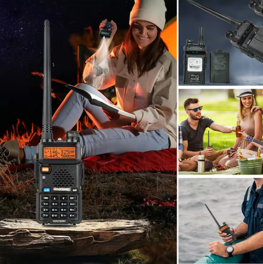 UV-5R Radioaficionado de Largo Alcance UV5R Radio de Dos Vías Walkie de Doble Banda