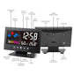 🔥Monitor digital LED de temperatura y humedad. Reloj despertador de mesa LED con previsión meteorológica.
