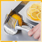 🍋¡AHORA CON UN 50 % DE DESCUENTO! Herramienta de corte «Creative Kitchen Slice», cortador manual de aleación de aluminio apto para uso alimentario, soporte para cortar rápidamente limones, tomates, cebollas y frutas y verduras blanda