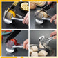 🍋¡AHORA CON UN 50 % DE DESCUENTO! Herramienta de corte «Creative Kitchen Slice», cortador manual de aleación de aluminio apto para uso alimentario, soporte para cortar rápidamente limones, tomates, cebollas y frutas y verduras blanda