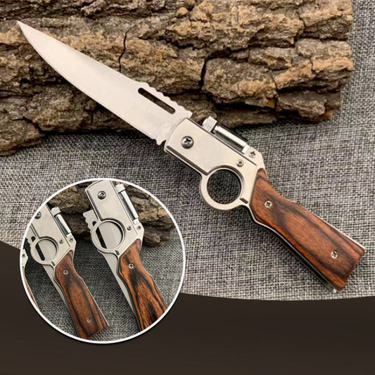 Cuchillo Plegable Portátil de Acero Inoxidable para Exterior 🗡️