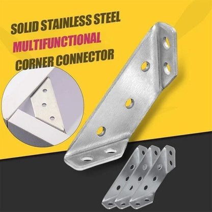 🔩 Escuadras de Acero Inoxidable para Reforzar Muebles – 10/20 Unidades