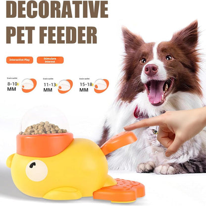 🐱🐶2-en-1 Juguete Rompecabezas Interactivo para Perros y Comedero Lento（50% DE DESCUENTO）💖