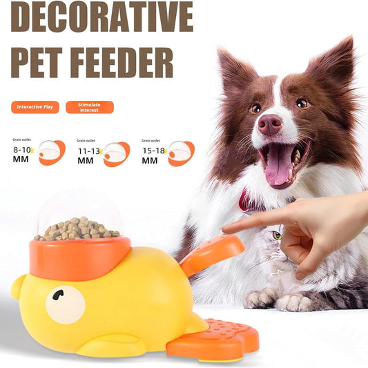 🐱🐶2-en-1 Juguete Rompecabezas Interactivo para Perros y Comedero Lento（50% DE DESCUENTO）💖