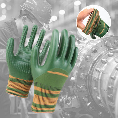 💥 50% DE DESCUENTO🎁 Guantes de trabajo recubiertos de goma con puño de punto（Werde ein fliegender Spider-Man）