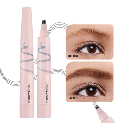 ✍️ Lápiz de Cejas Impermeable con Punta de 4 Trazos - imagen 1