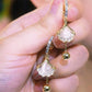 Delicados Pendientes Hoja de Ginkgo para Mujer