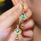 Delicados Pendientes Hoja de Ginkgo para Mujer