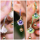 Delicados Pendientes Hoja de Ginkgo para Mujer