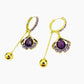 Delicados Pendientes Hoja de Ginkgo para Mujer
