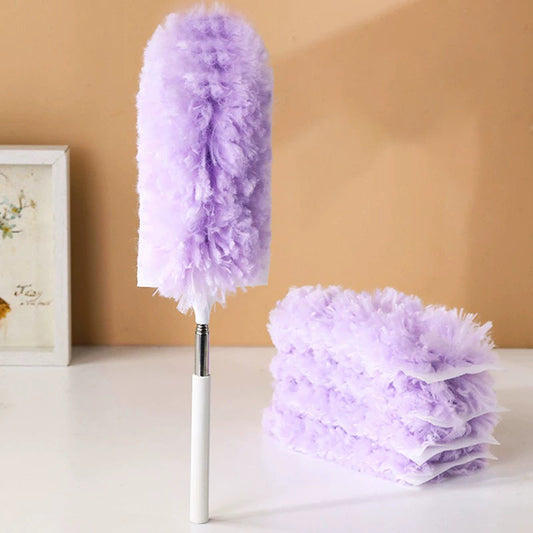 Plumero plegable desechable multiusos con varilla extensible