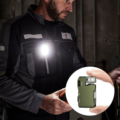 Mini linterna portátil con cabezal giratorio