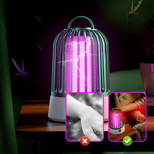 Matamoscas Eléctrico Poderoso con Luz UV