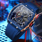 🌈Cyberpunk estilo futurista⌚Reloj de cuarzo multifuncional de moda para hombre