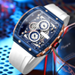 🌈Cyberpunk estilo futurista⌚Reloj de cuarzo multifuncional de moda para hombre