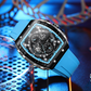 🌈Cyberpunk estilo futurista⌚Reloj de cuarzo multifuncional de moda para hombre