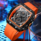 🌈Cyberpunk estilo futurista⌚Reloj de cuarzo multifuncional de moda para hombre