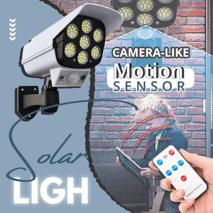 ☀️ Luz Solar con Sensor de Movimiento y Diseño Tipo Cámara