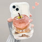 Apple Pattern Transparent Phone Case for iphone 16/15/14/13/12/11 Series