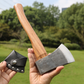 Hacha de guerra duradera con mango de madera