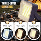 Luz de camping portátil e impermeable con energía sola