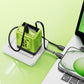 Schnellladegerät-Adapter mit einziehbarem Typ-C-Kabel & Anschluss