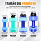 Botella de Agua con Forma de Mancuerna