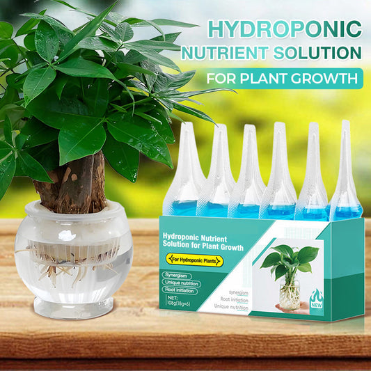Solución hidropónica de nutrientes para el crecimiento de las plantas