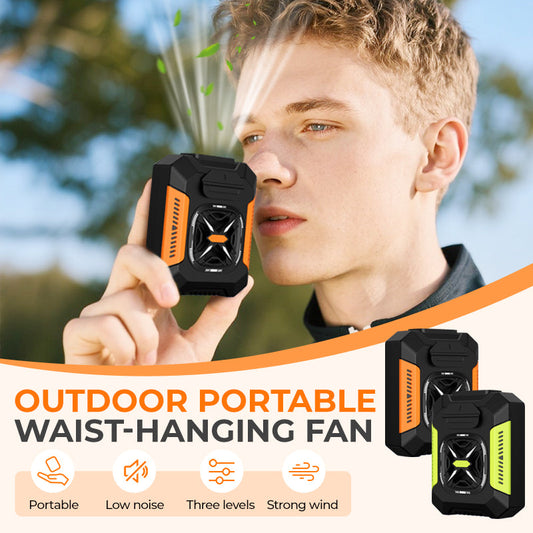 Ventilador portátil de exterior para colgar de la cintur